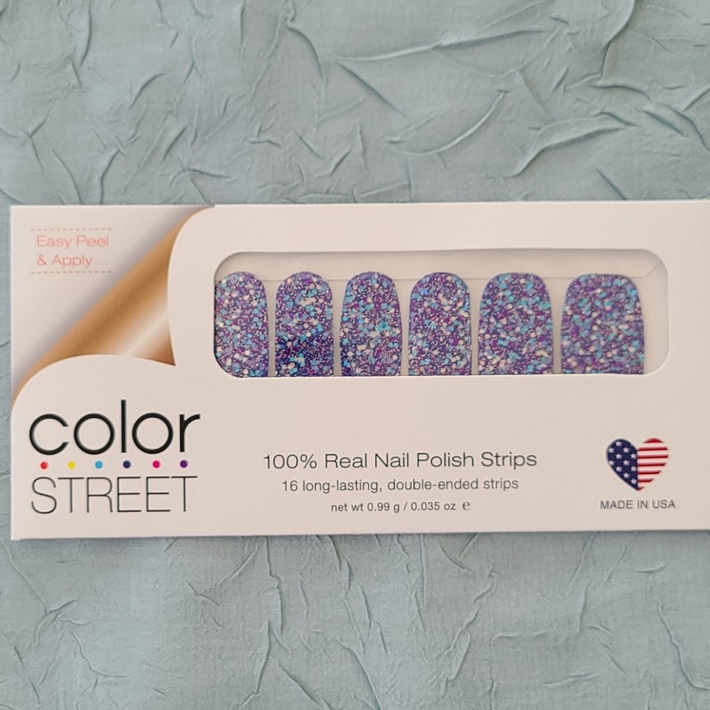Color Street nail strips Mardi gras